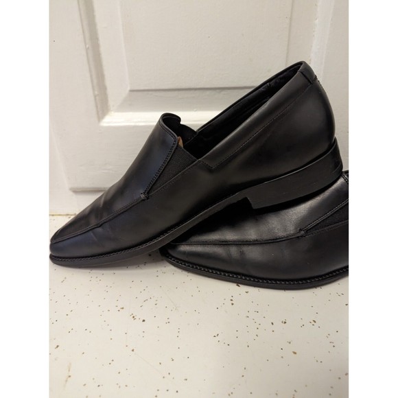 Gordon Rush Black Made in Italy 🇮🇹mens slip-on Loafers Size 8 1/2 - Picture 5 of 11